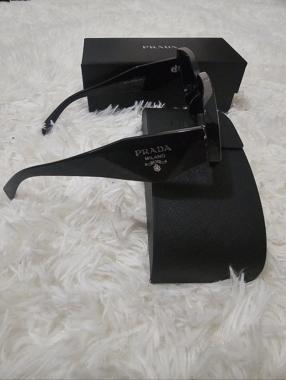 PRADA MILANO UNISEX Black  SUNGLASSES